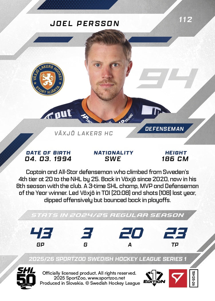 112 VLH JOEL PERSSON - PINK