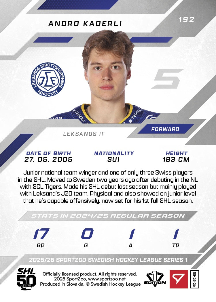 192 LIF ANDRO KADERLI - BLUE