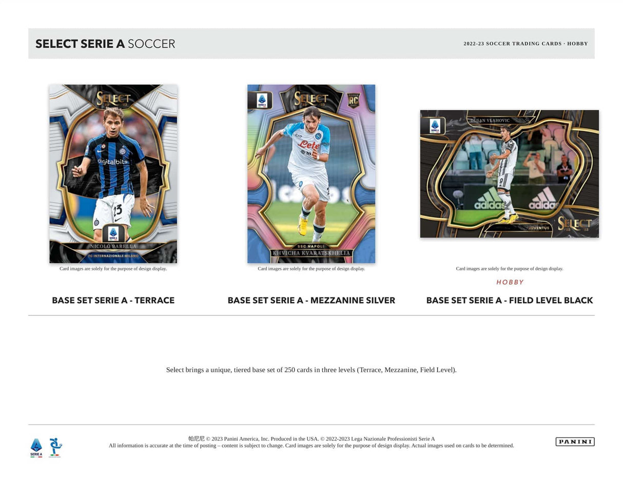 2022/23 Panini Select Serie A Soccer - Tmall Box