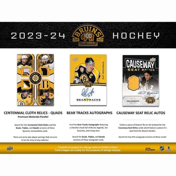 2023–24 Upper Deck Boston Bruins Centennial