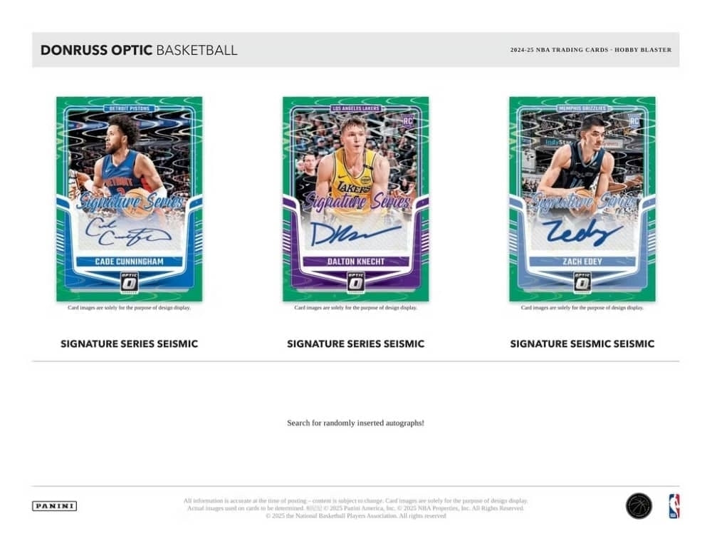 2024/25 Panini Donruss Optic Basketball NBA Blaster Box