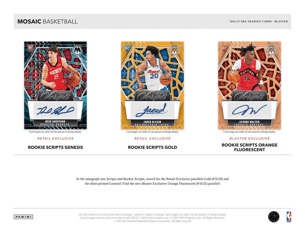 2024/25 Panini Mosaic Basketball NBA - Blaster Box