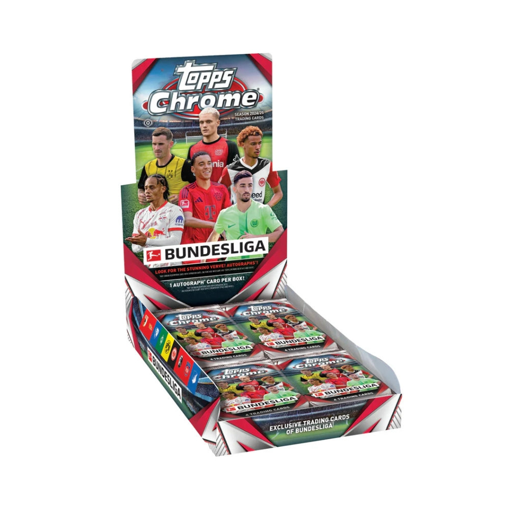 2024/25 Topps Chrome Bundesliga Hobby Box – Autograf, Refractors & Inserts