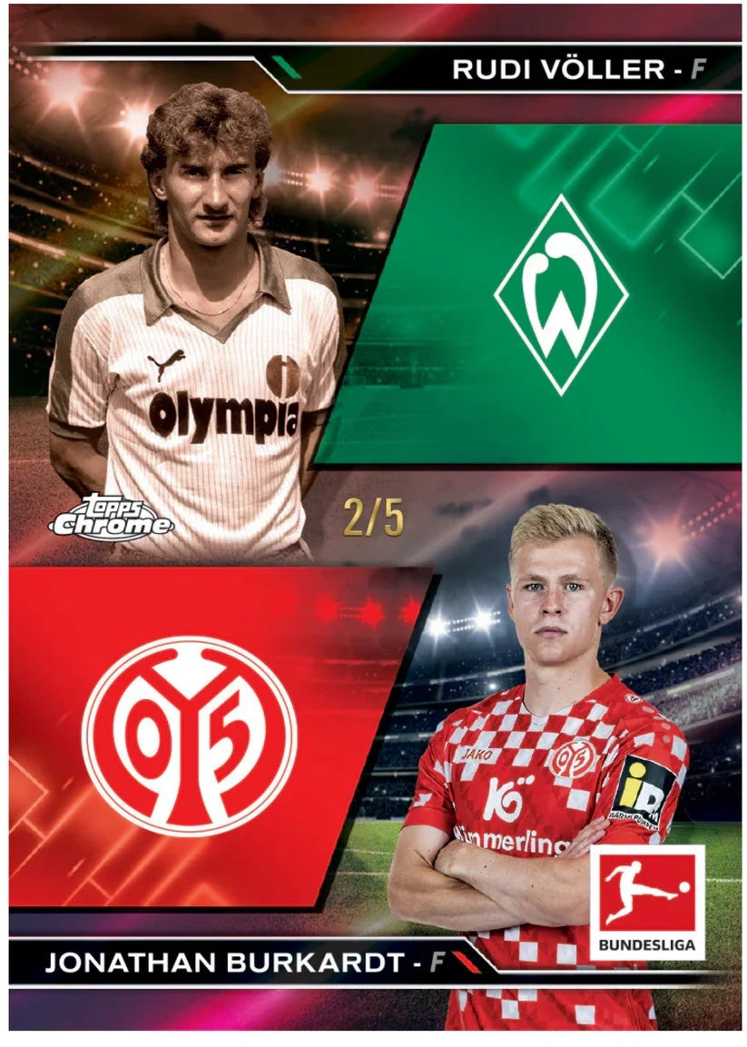2024/25 Topps Chrome Bundesliga Hobby Box – Autograf, Refractors & Inserts