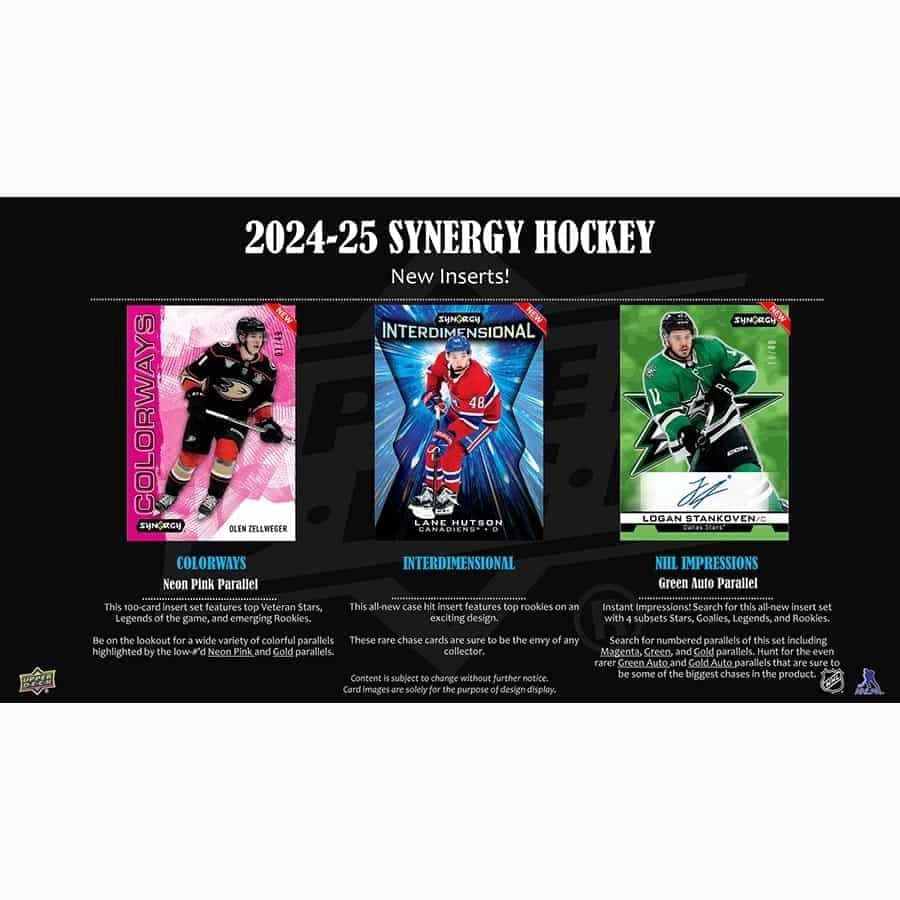 2024/25 Upper Deck Synergy Hockey NHL Hobby Box