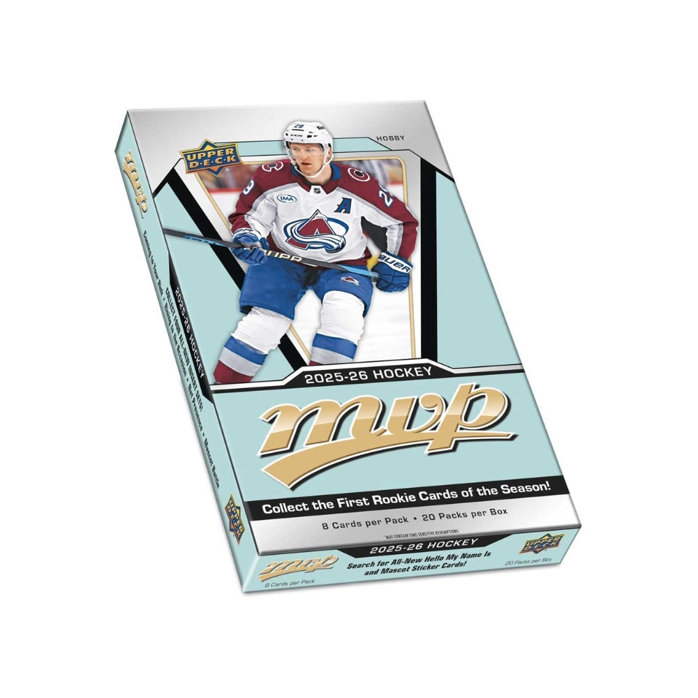 2025-26 Upper Deck MVP Hockey Hobby Box – Rookies, Inserts & Parallels