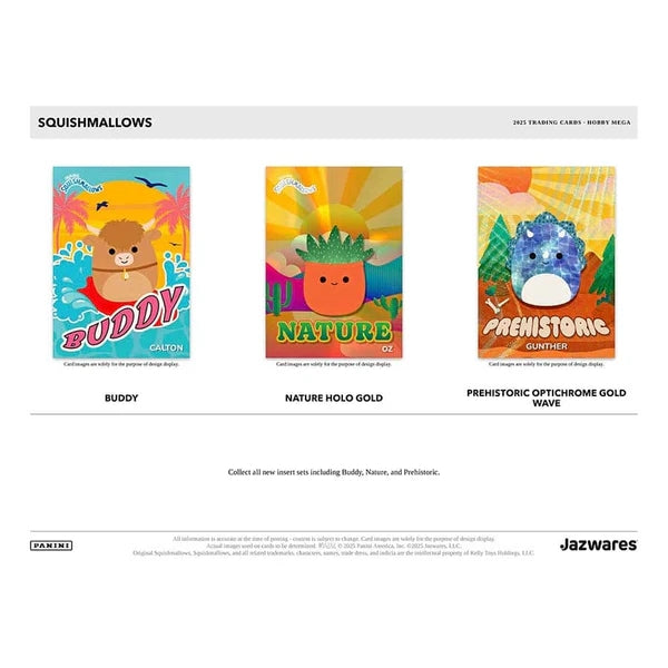 2025 Panini Squishmallows Series 2 Mega Box