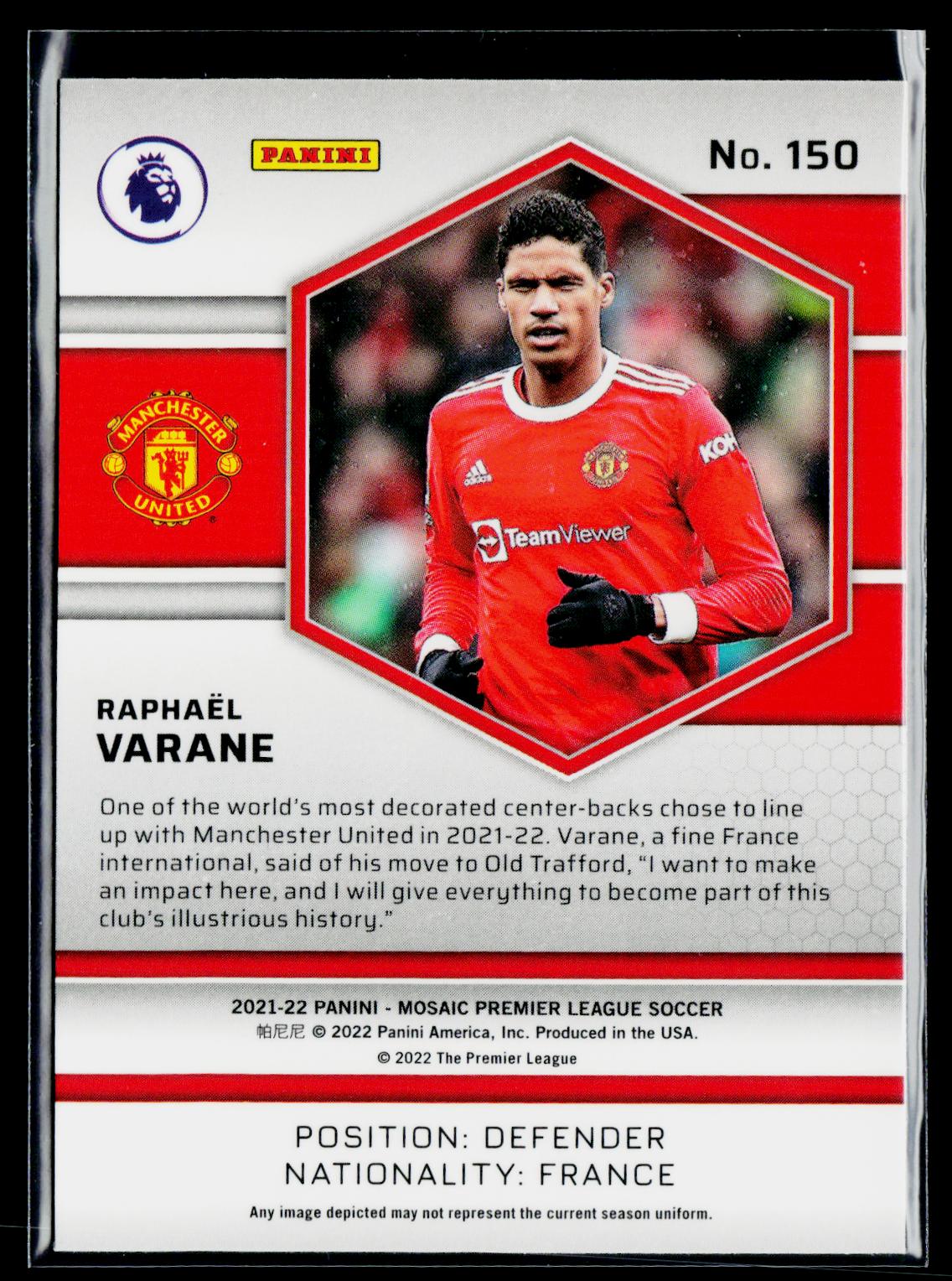 Raphael Varane Manchester United