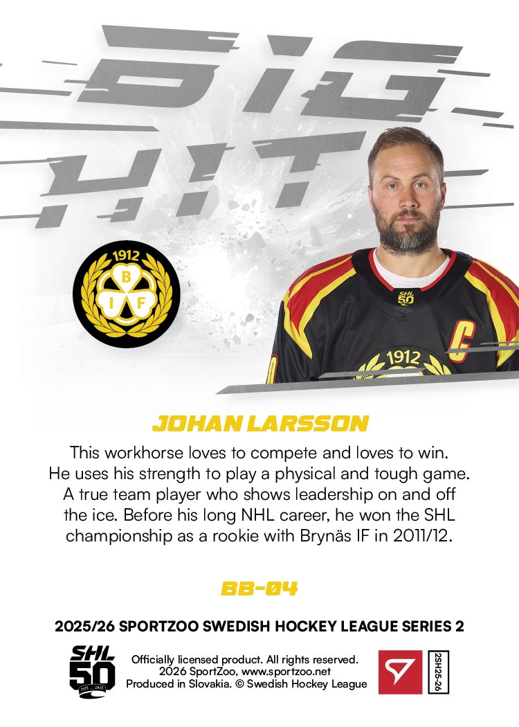 BB-04 BIF Johan Larsson BIG HIT