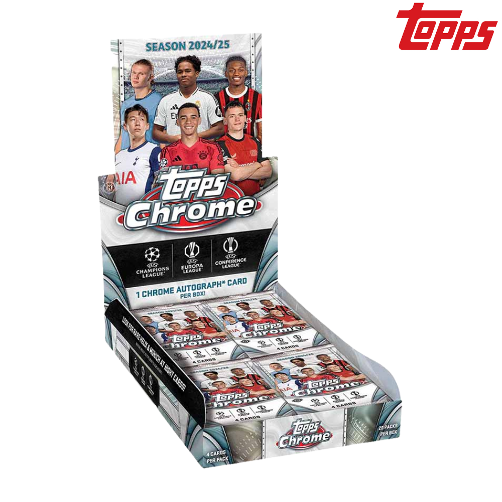 2024-25 Topps Chrome® UEFA Club Competitions - Hobby Box