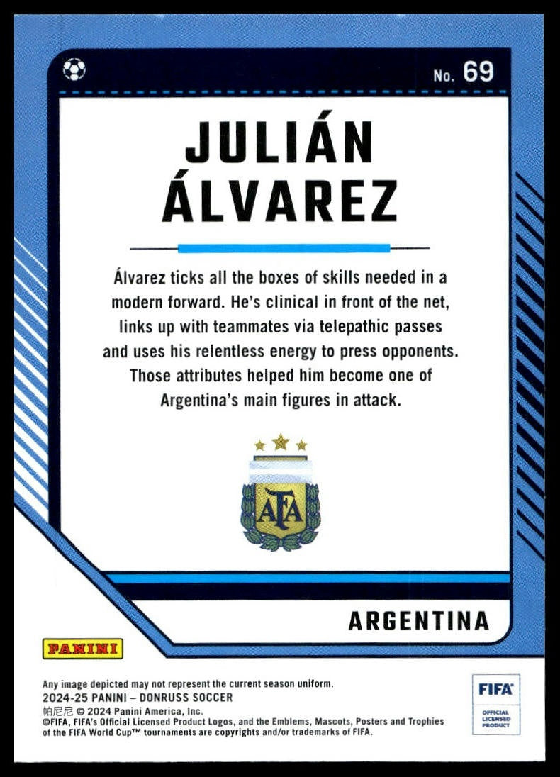 Julian Alvarez - Base - Panini Donruss 24/25