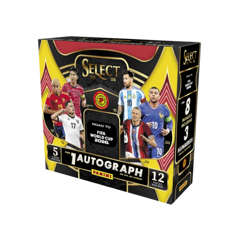 2025-26 Panini Select Road to FIFA World Cup 2026 Hobby International Box