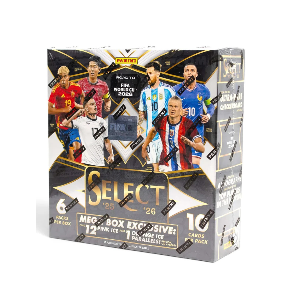 2025/26 Panini Select Road to FIFA World Cup Football Mega Box