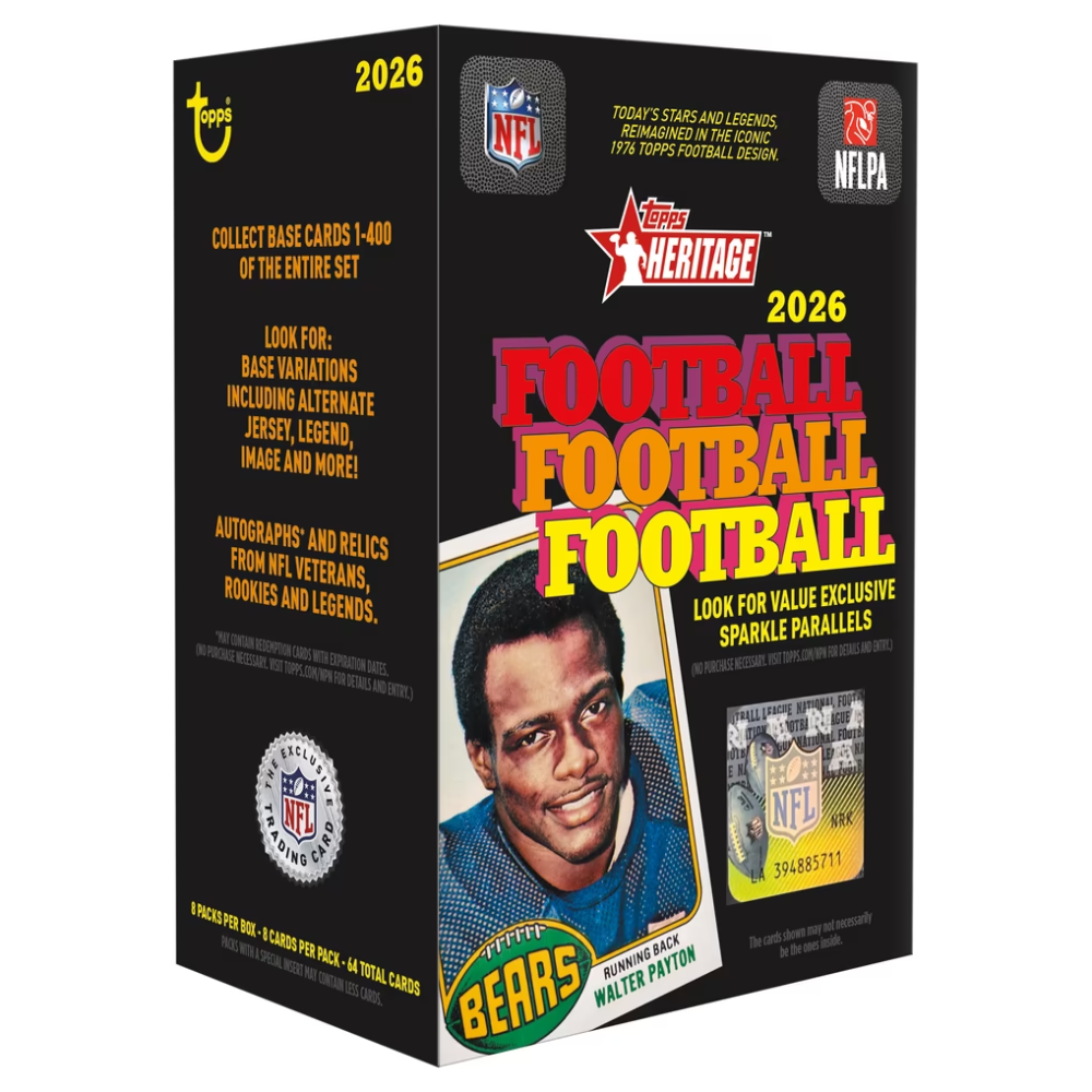2026 Topps Heritage Football Value Box