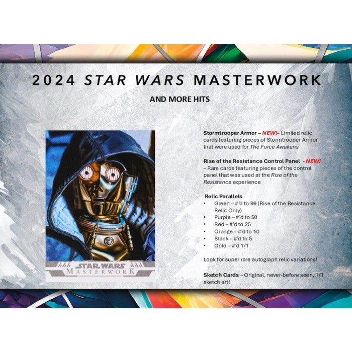 2024 Topps Masterwork Star Wars Master Box