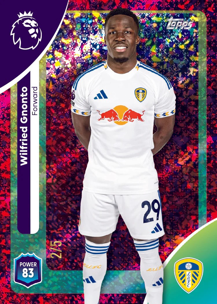 Topps Premier League 2025/26 Mega Multipack med 4 retailpaket och 3 Limited Edition samlarkort för fotboll.