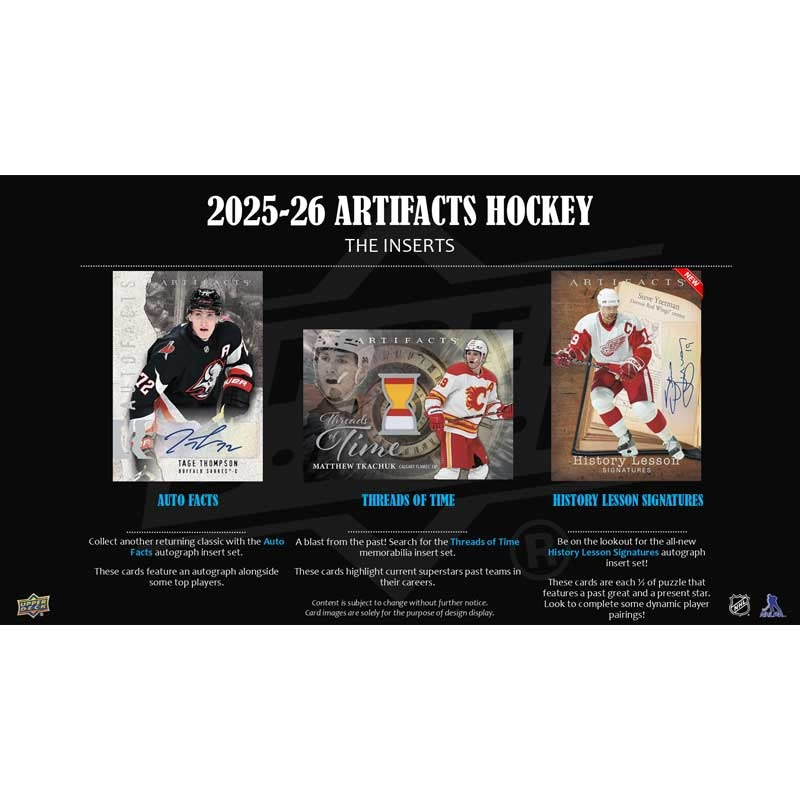 Upper Deck Artifacts 2025-26 Hobby