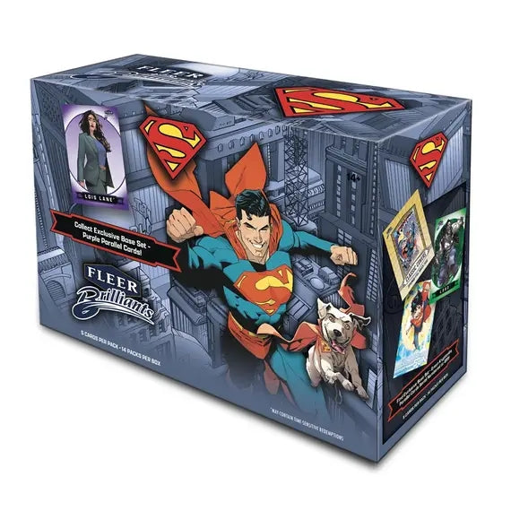 Upper Deck Fleer Brilliants Superman 2025 Mega Box