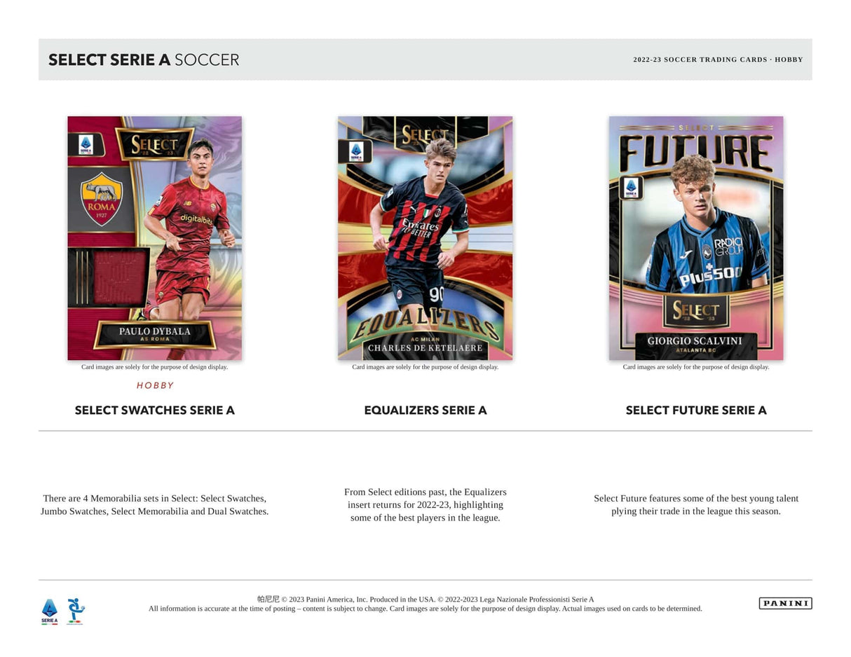 2022/23 Panini Select Serie A Soccer - Tmall Box