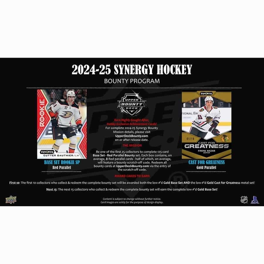 2024/25 Upper Deck Synergy Hockey NHL Hobby Box
