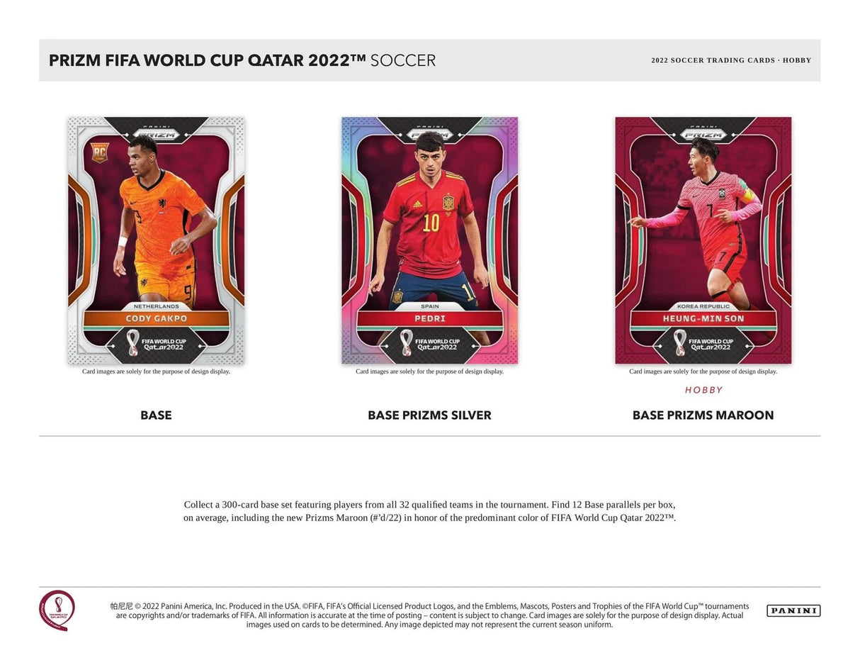 2022 Panini Prizm FIFA World Cup Qatar Soccer - Hobby Box