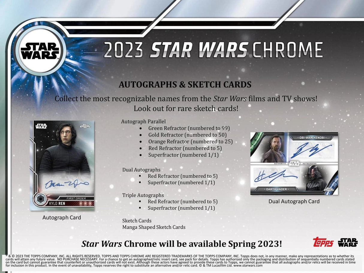 Topps Star Wars Chrome 2023 - Hobby Box