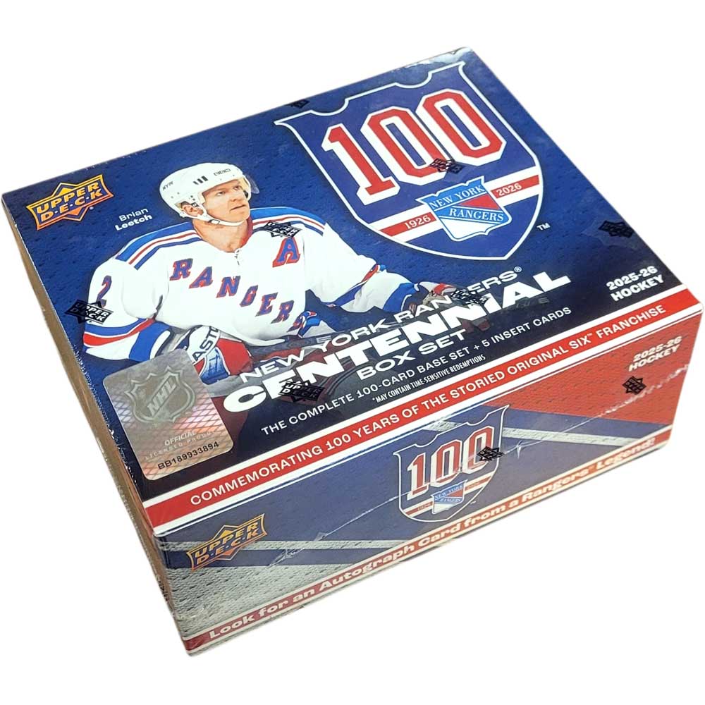 2025-26 Upper Deck New York Rangers Centennial Box Set