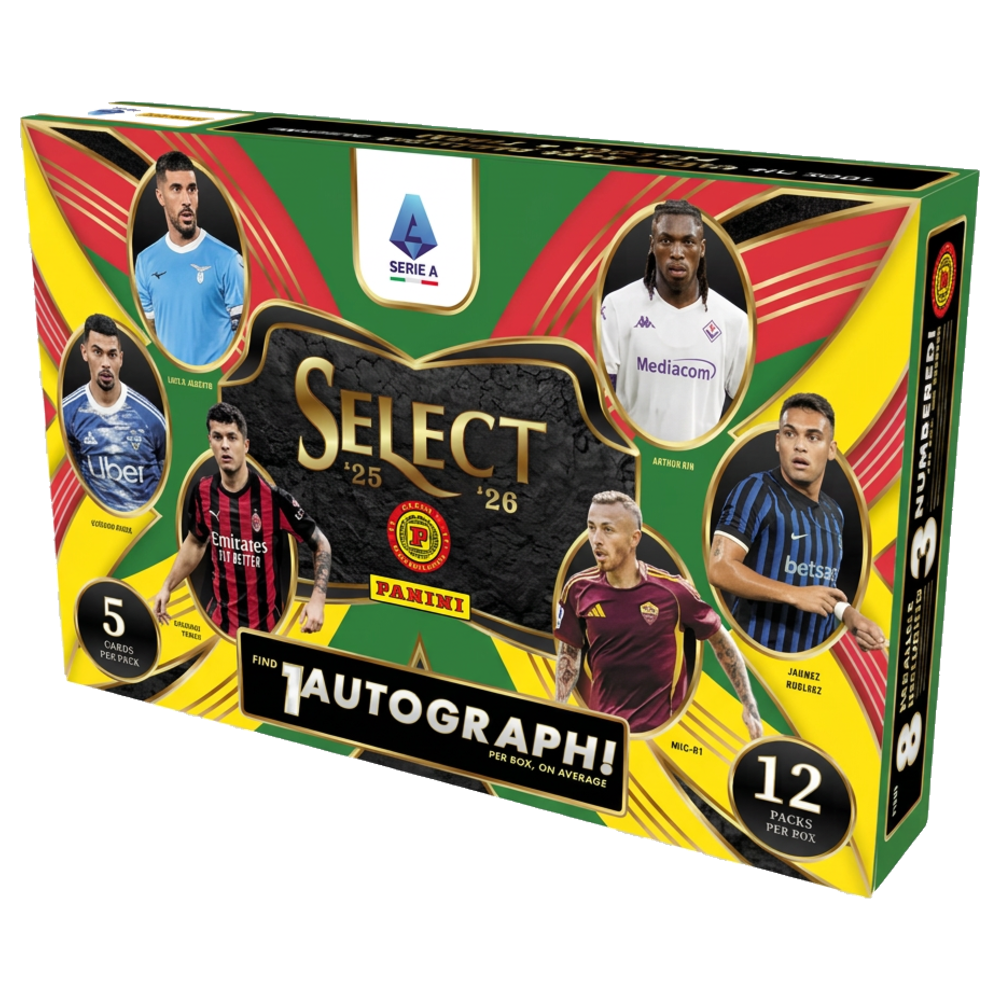 2025-26 Panini Select Serie A Soccer International Hobby Box