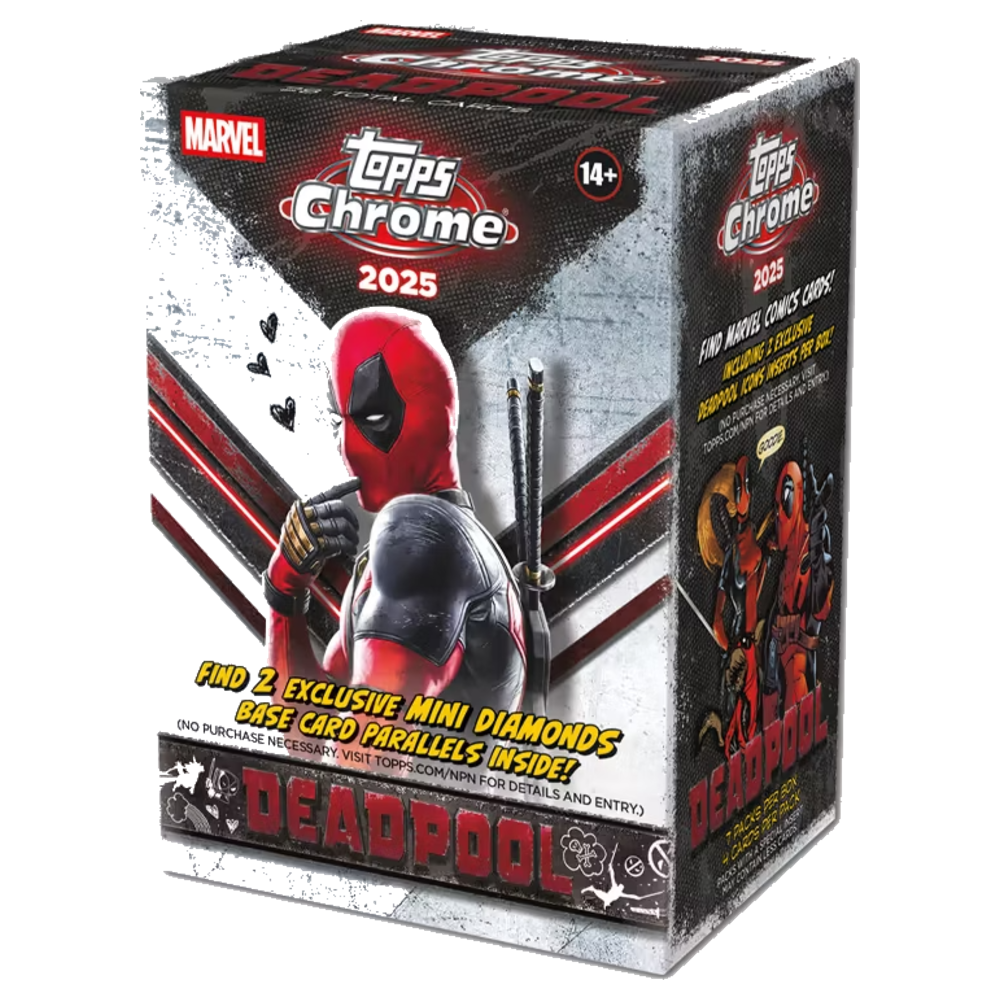 2025 Topps Marvel Deadpool Chrome Blaster Box