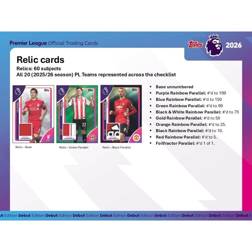 2025-26 Topps Premier League - Hobby Box