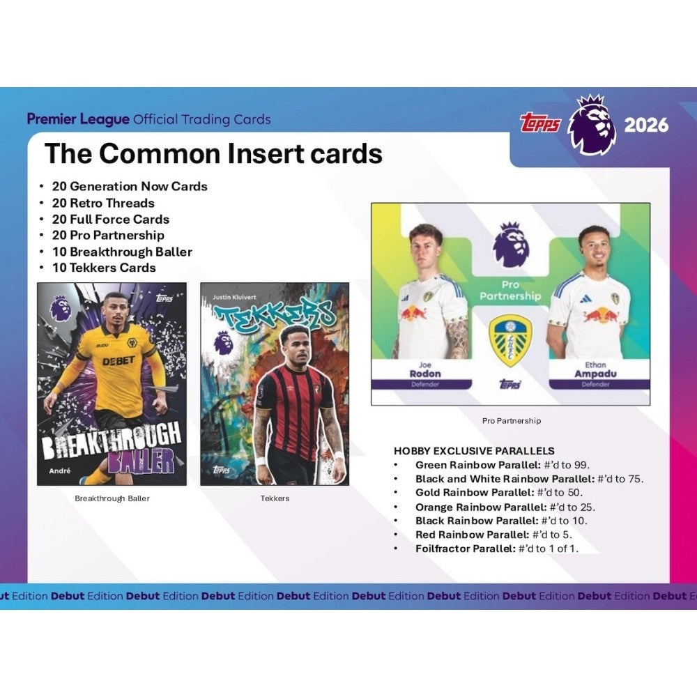 2025-26 Topps Premier League - Hobby Box