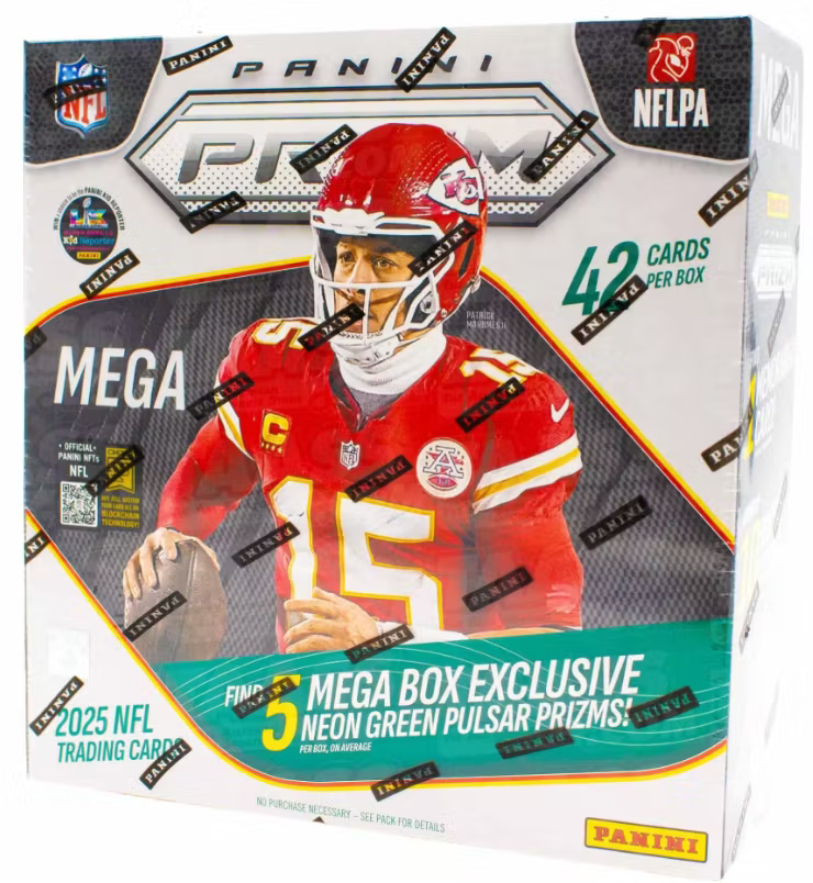 2025 Panini Prizm Football NFL Mega Box