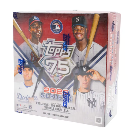 2026 Topps Series 1 Baseball Mega Box med samlarkort, officiell MLB-box för baseballkort och sportkort.