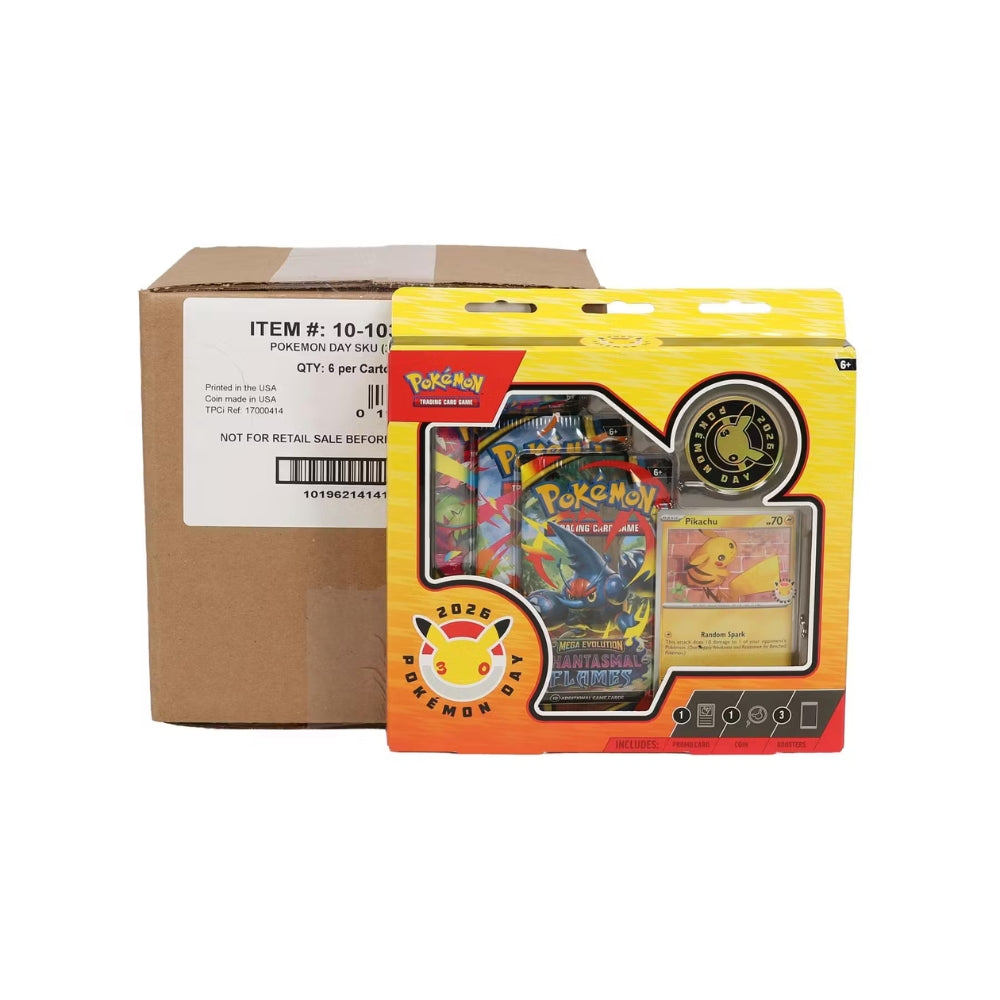 Pokémon Day 2026 Collection Sealed 6-box Case