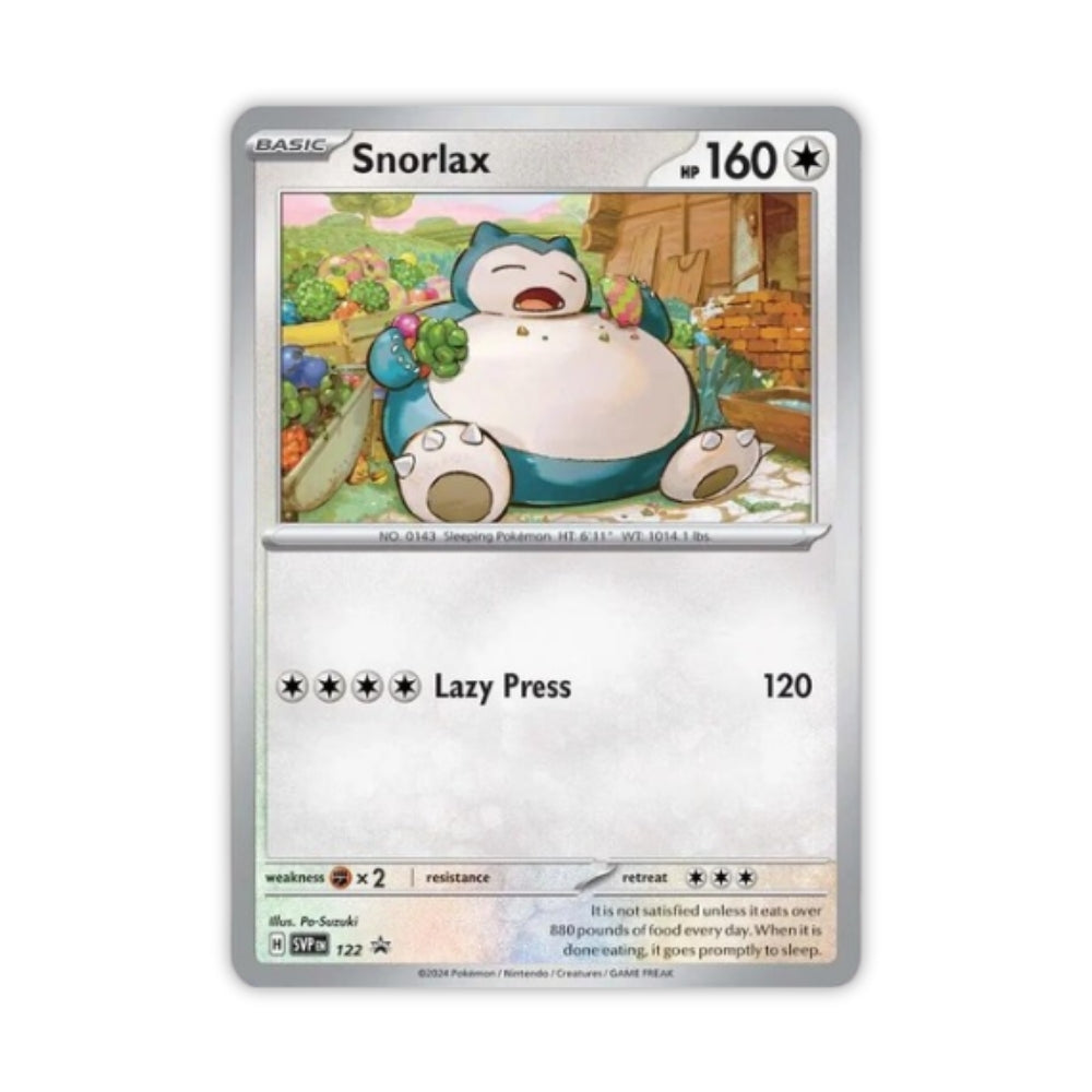 Snorlax - 122 - Scarlet & Violet Promo - Pokémonkort