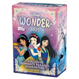 Topps Disney Wonder 2025 Value Box med samlarkort, officiella Disney-kort och samlarbox.