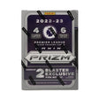 Panini Prizm Premier League 2022-23 blaster box med fotbollskort för EPL-samlare.
